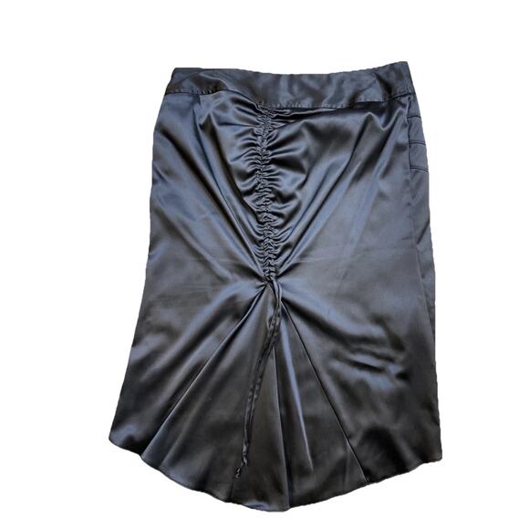 Candie’s Vintage Skirt - 9 Black High Low Hem Poly Spandex‎ Y2K RN73277 - Picture 3 of 4
